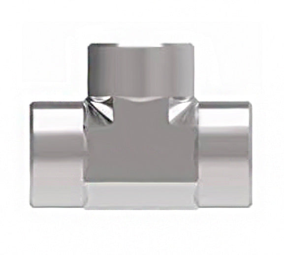 2090-24-24S Aeroquip by Danfoss | Internal Pipe Tee Adapter | -24 Female NPTF x -24 Female NPTF x -24 Female NPT | Steel