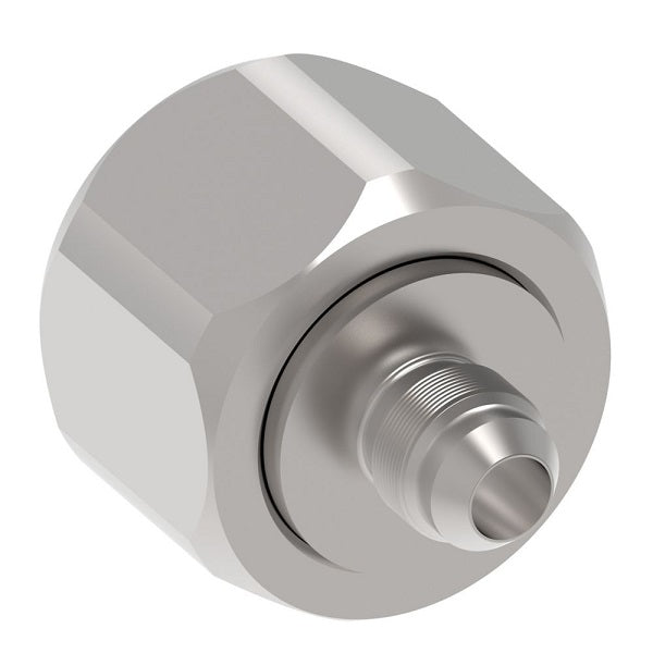 221501-10-6S Aeroquip by Danfoss | Female 37° JIC Flare Swivel Reducer/Male 37° JIC Flare Adapter | -10 Female 37° JIC Flare x -06 Male 37° JIC Flare | Steel