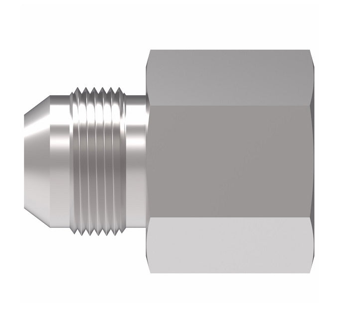 2215-8-10S Aeroquip by Danfoss | Female 37° JIC Flare/ Male 37° JIC Flare Adapter | -08 Female 37° JIC Flare x -10 Male 37° JIC Flare | Steel