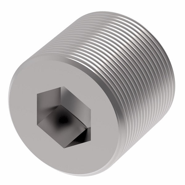 2222-2S Aeroquip by Danfoss | External Pipe Plug (Countersunk Hex) Adapter | -02 Male NPTF | Steel