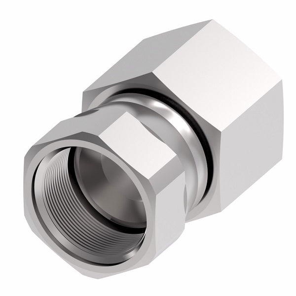 2242-2-5S Aeroquip by Danfoss | Internal Pipe/37° JIC Flare Swivel Adapter | -02 Female NPTF x -05 Female JIC Swivel | Steel