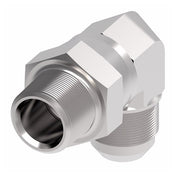2249-12-12S Aeroquip by Danfoss | External Pipe Swivel/37° JIC Flare 90° Elbow Adapter | -12 Male NPTF Swivel x -12 Male 37° JIC Flare | Steel