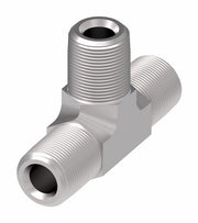 2257-2-2S Aeroquip by Danfoss | External Pipe Tee Adapter | -02 Male NPTF x -02 Male NPTF x -02 Male NPTF | Steel