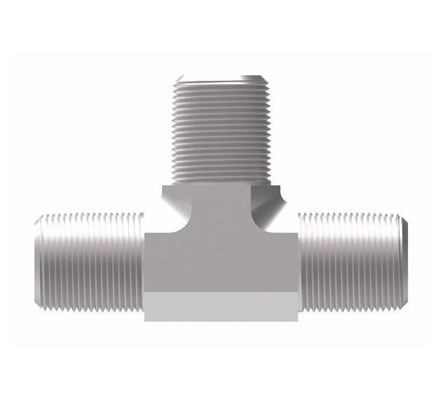 2257-16-16S Aeroquip by Danfoss | External Pipe Tee Adapter | -16 Male NPTF x -16 Male NPTF x -16 Male NPTF | Steel
