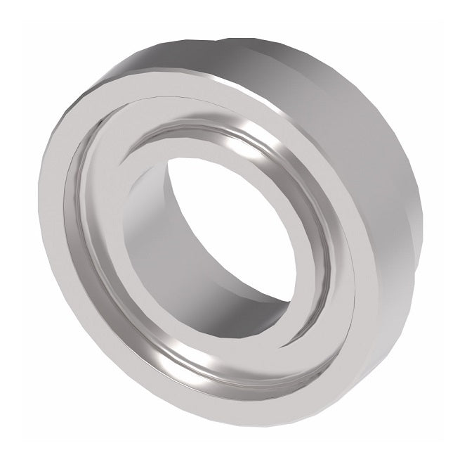 4624-20-24S Aeroquip by Danfoss | Braze/Solid Flanged Head SAE Code 61 Adapter | Standard Pressure Series | -20 Braze End x -24 Code 61 Flange | Steel