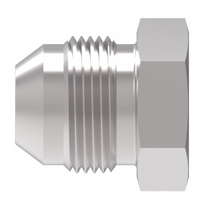 900599-8S Aeroquip by Danfoss | Male 37° JIC Flare Plug Adapter | -08 Male 37° JIC Flare | Steel