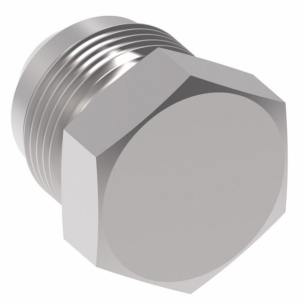 900599-32S Aeroquip by Danfoss | Male 37° JIC Flare Plug Adapter | -32 Male 37° JIC Flare | Steel