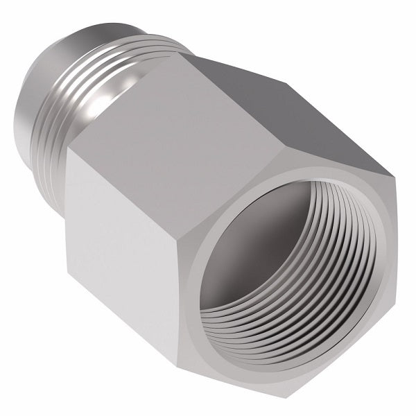 FF1981-015-0606 Aeroquip by Danfoss | Restrictor 37° Male Flare/37° Female Adapter | -06 Male 37° JIC Flare x -06 Female 37° JIC Flare | 0.015" Drill Size | Steel