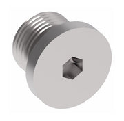 FF2137-08S Aeroquip by Danfoss | SAE Male O-Ring Boss (ORB) Plug Adapter (Hex Socket) (without O-Ring) | -08 Male SAE O-Ring Boss | Steel