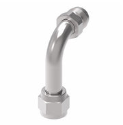 FF5164-2020S Aeroquip by Danfoss | 37° JIC Flare Swivel/37° JIC Flare Extra Long Drop 90° Elbow Adapter | -20 Female 37° JIC Flare Swivel x -20 Male 37° JIC Flare | Steel