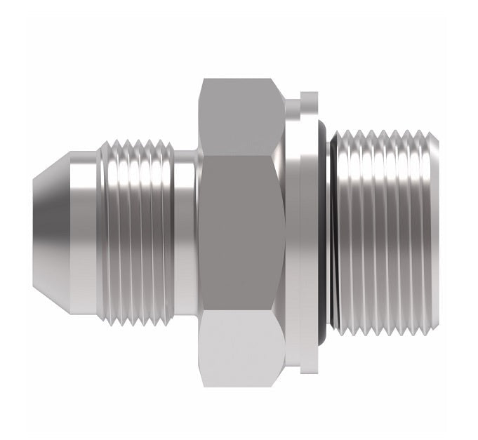 GG108-NP04-12 Aeroquip by Danfoss | Male 37° JIC/Male Metric Adapter | -04 Male 37° JIC x M12 Male Metric | Steel