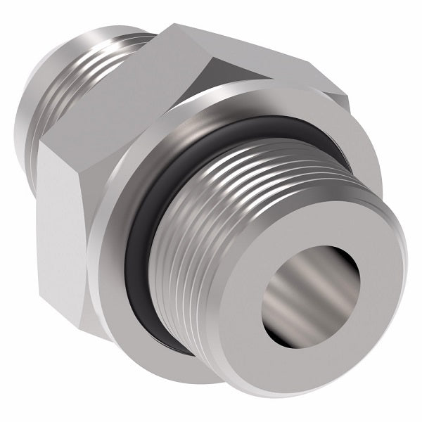 GG108-NP08-22 Aeroquip by Danfoss | Male 37° JIC/Male Metric Adapter | -08 Male 37° JIC x M22 Male Metric | Steel