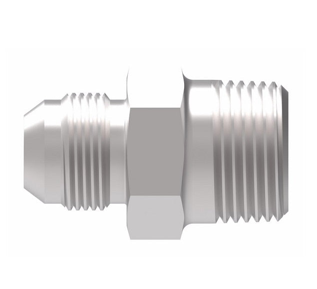 GG110-NP12-08 Aeroquip by Danfoss | Male 37° JIC Flare/BSPT Male Adapter | -12 Male 37° JIC Flare x -08 Male BSPT | Steel
