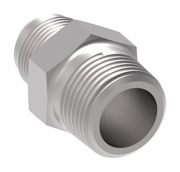 GG110-NP08-06 Aeroquip by Danfoss | Male 37° JIC Flare/BSPT Male Adapter | -08 Male 37° JIC Flare x -06 Male BSPT | Steel
