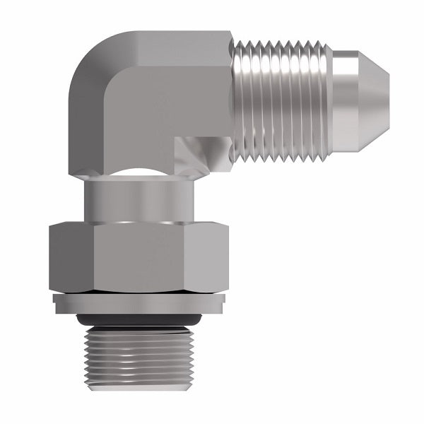 GG308-NP04-12 Aeroquip by Danfoss | Male 37° JIC/Metric (Adj.) Male 90° Elbow Adapter | -04 Male 37° JIC x M12 Male Metric | Steel