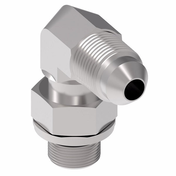 GG308-NP10-20 Aeroquip by Danfoss | Male 37° JIC/Metric (Adj.) Male 90° Elbow Adapter | -10 Male 37° JIC x M20 Male Metric | Steel
