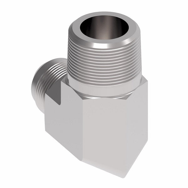 GG310-NP20-20 Aeroquip by Danfoss | Male 37° JIC Flare/BSPT Male 90° Elbow Adapter | -20 Male 37° JIC Flare x -20 Male BSPT | Steel