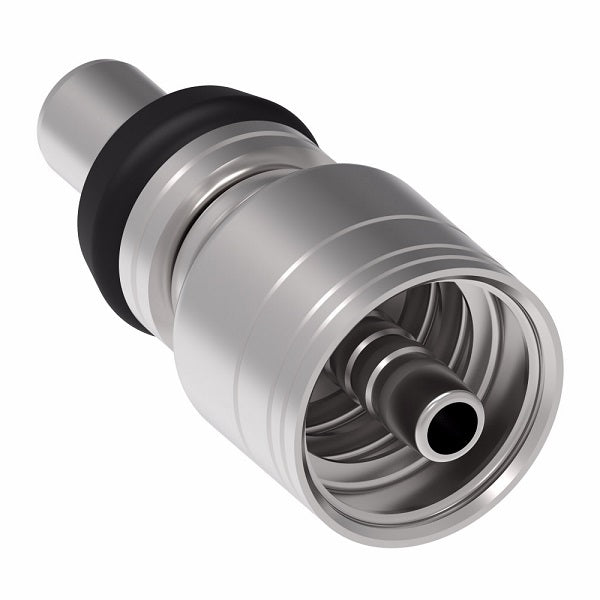 1A8MC8 Aeroquip by Danfoss | Male STC (Snap to Connect) Hose End (MC) | TTC Crimp Fitting | -08 Male STC x -08 Hose Barb | Steel