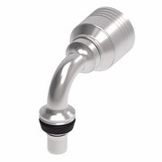 4S8MCB8 Aeroquip by Danfoss | Male STC (Snap to Connect) Hose End (MCB) 90° Elbow | TCC12 Crimp Fitting | -08 Male STC x -08 Hose Barb | Steel