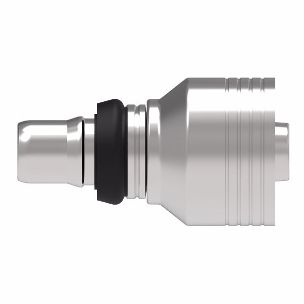 4S8MC8 Aeroquip by Danfoss | Male STC (Snap to Connect) Hose End (MC) | TCC12 Crimp Fitting | -08 Male STC x -08 Hose Barb | Steel