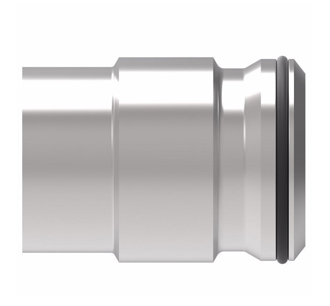 FF3059-0808S Aeroquip by Danfoss | Braze-On Female Spud for Tube STC (Snap to Connect) Hose End (FF) | -08 Female STC x -08 Braze End | Steel