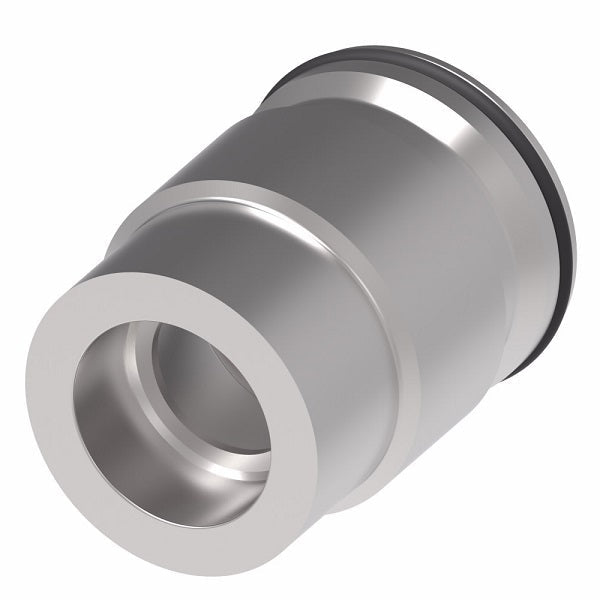 FF3059-1212S Aeroquip by Danfoss | Braze-On Female Spud for Tube STC (Snap to Connect) Hose End (FF) | -12 Female STC x -12 Braze End | Steel