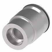 FF3059-1010S Aeroquip by Danfoss | Braze-On Female Spud for Tube STC (Snap to Connect) Hose End (FF) | -10 Female STC x -10 Braze End | Steel