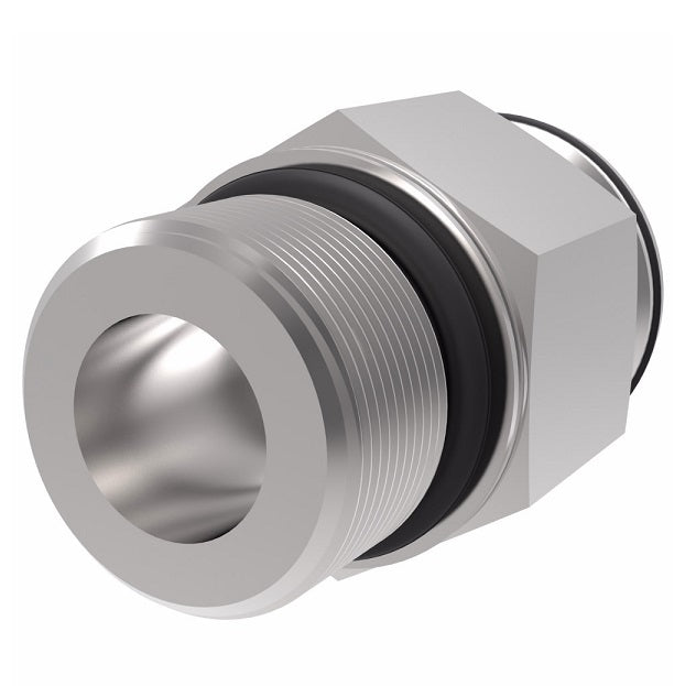 FF3061-1806S Aeroquip by Danfoss | Male ISO 6149 ORB (S-Series) to Female STC (Snap to Connect) Adapter (FF) | M18 Male Metric O-Ring Boss x -06 Female STC | Steel