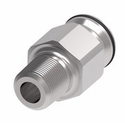 FF3089-1212S Aeroquip by Danfoss | Male NPTF to Female STC (Snap to Connect) Adapter (FF) | -12 Male NPTF x -12 Female STC | Steel