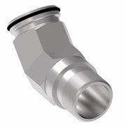 FF3093-0808S Aeroquip by Danfoss | Male NPTF to Female STC (Snap to Connect) Adapter (FF) 45° Elbow | -08 Male NPTF x -08 Female STC | Steel