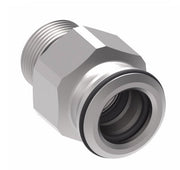 FF3284-1608S Aeroquip by Danfoss | Male Metric O-Ring Boss DIN 3852 to Female STC (Snap to Connect) Adapter (FF) | M16 Male Metric O-Ring Boss x -08 Female STC | Steel