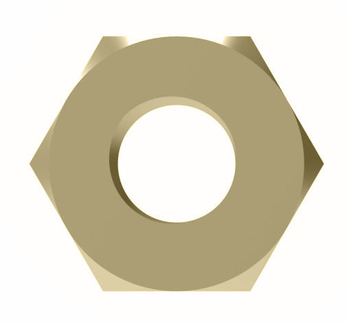 0102X6 by Danfoss | Compression Fitting | Bulkhead Nut | 3/8" Tube OD | Brass