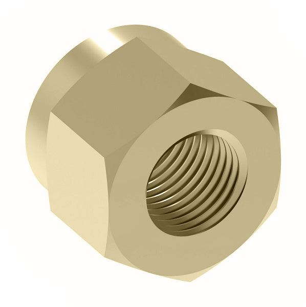 100X8 by Danfoss | Inverted Flare Tube Nut | 1/2" Tube OD | Brass