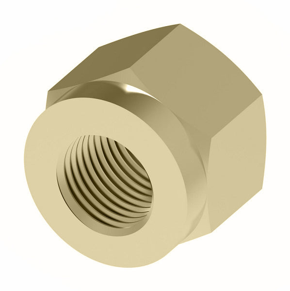 100X8 by Danfoss | Inverted Flare Tube Nut | 1/2" Tube OD | Brass