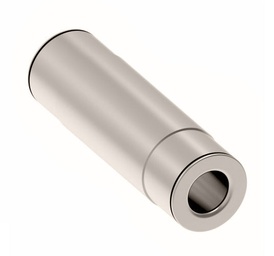 1162X2.5 by Danfoss | Push to Connect Adapter | Union | 5/32" Tube OD x 5/32" Tube OD | Nickel Plated Brass