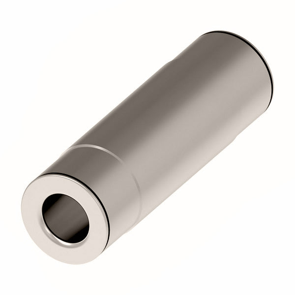 1162X2 by Danfoss | Push to Connect Adapter | Union | 1/8" Tube OD x 1/8" Tube OD | Nickel Plated Brass