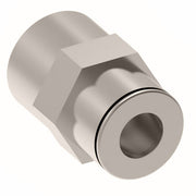 1166X6 by Danfoss | Push to Connect Adapter | Female Connector | 3/8" Tube OD x 1/4" Female Pipe | Nickel Plated Brass