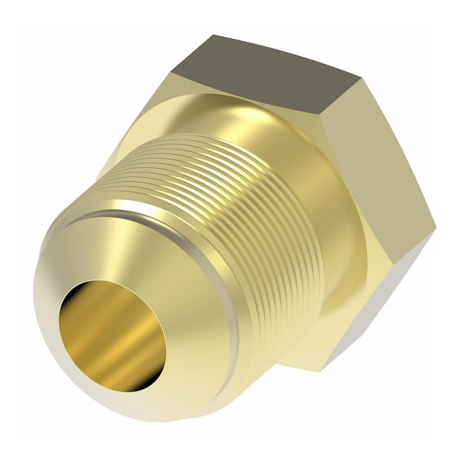 39X6 by Danfoss | SAE 45° Flare Plug | 3/8" Tube OD | Brass