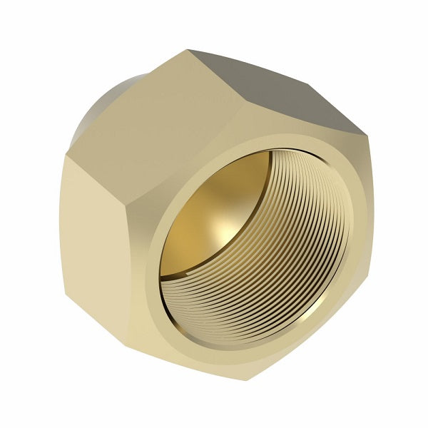 40X4 by Danfoss | SAE 45° Flare Cap | 1/4" Tube OD | Brass