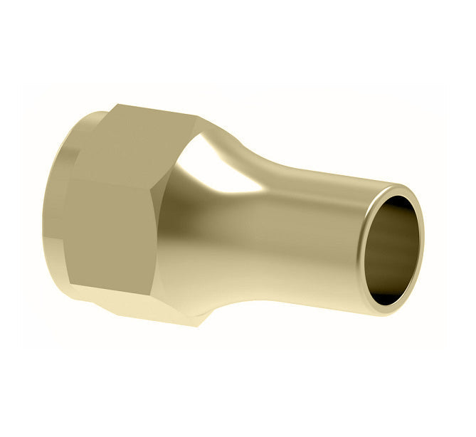 41X8 by Danfoss | SAE 45° Flare Long Nut | 1/2" Tube OD | Brass