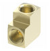 502X5 by Danfoss | Union 90° Elbow Adapter | 5/16" Female SAE Inverted Flare x 5/16" Female SAE Inverted Flare | Brass