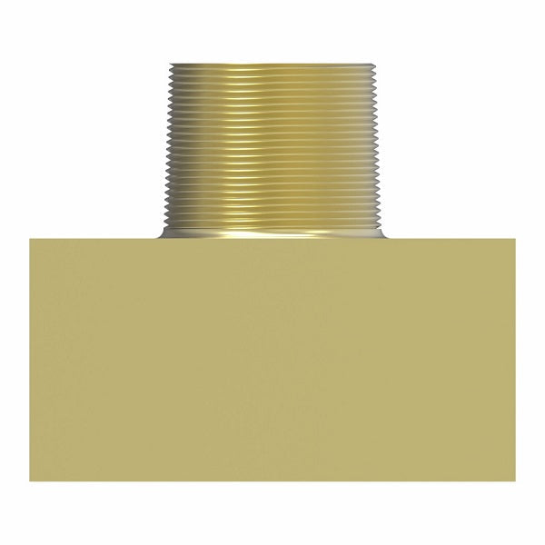 602X4Z by Danfoss | Male Pipe/SAE Inverted Flare Branch Tee Adapter (with Sealant) | 1/8" Male NPTF x 1/4" Female SAE Inverted Flare x 1/4" Female SAE Inverted Flare | Brass