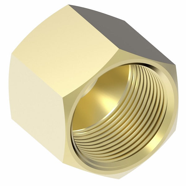 61X7 by Danfoss | Compression Fitting | Nut | 7/16" Tube OD | Brass