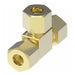 64X5 by Danfoss | Compression Fitting | Union Tee | 5/16" Tube OD | Brass