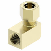 701X3 by Danfoss | SelfAlign Adapter | Female 90° Elbow | 3/16" Tube OD x 1/8" Female NPTF | Brass