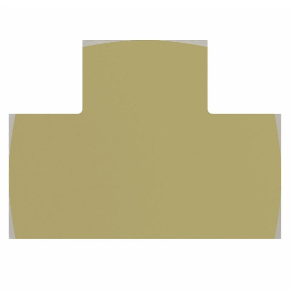 702X4 by Danfoss | Union Tee Adapter | 1/4" Female SAE Inverted Flare x 1/4" Female SAE Inverted Flare x 1/4" Female SAE Inverted Flare | Brass