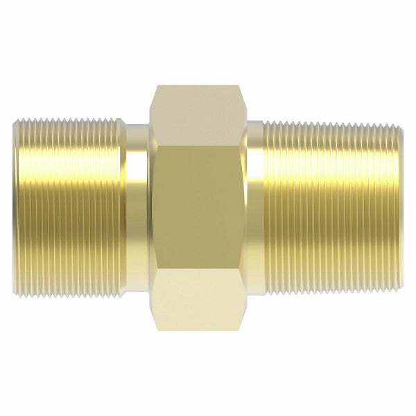 B63X6 by Danfoss | Compression Fitting | Male Ball Check Connector (Body Only) | 3/8" Tube OD x 1/4" Male NPTF | Brass