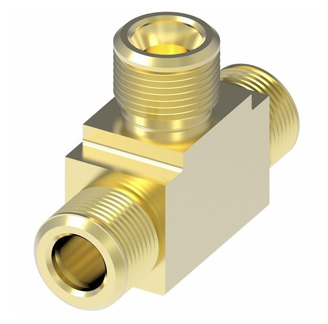 B64X6 by Danfoss | Compression Fitting | Union Tee (Body Only) | 3/8" Tube OD | Brass