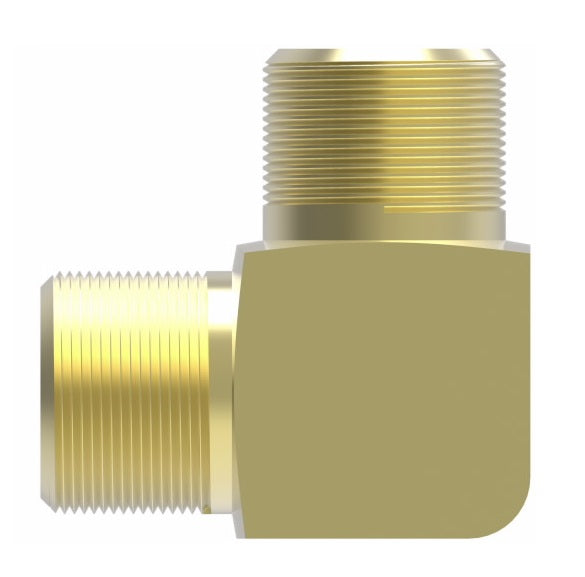 B65X5 by Danfoss | Compression Fitting | Union 90° Elbow (Body Only) | 5/16" Tube OD | Brass