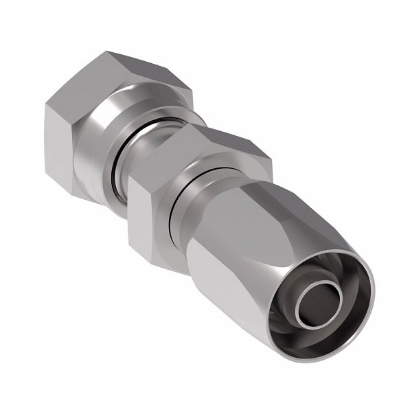 EJ5305-1616S by Danfoss | Female ORS Swivel Field Attachable Fitting | FC800 EverCool | -16 Female O-Ring Face Seal Swivel x -16 Reusable Hose End | Steel